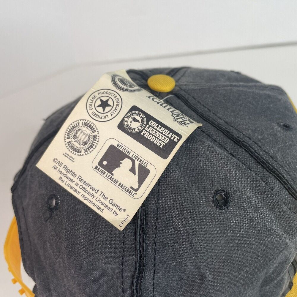 New Vintage Iowa Hawkeyes Snapback Hat, The Game, Black/yellow, Logo, NWT 1992 - Picture 7 of 10